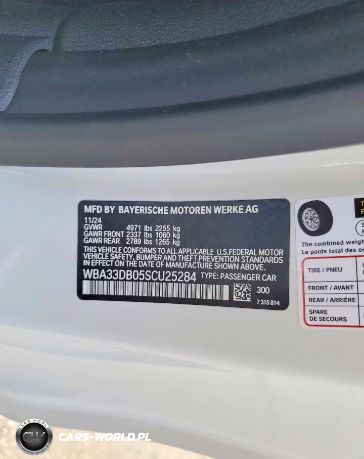 2025 BMW 430I VIN:WBA33DB05SCU25284 - 12