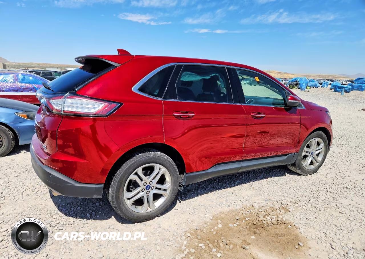 2017 Ford Edge Titanium VIN:2FMPK4K94HBB60027 - 3