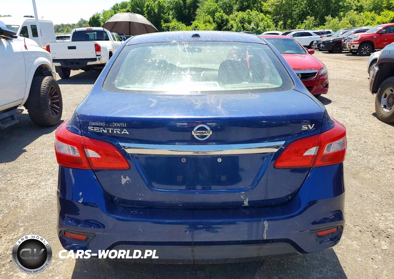 2017 Nissan Sentra Sv VIN:3N1AB7AP0HY318885 - 6