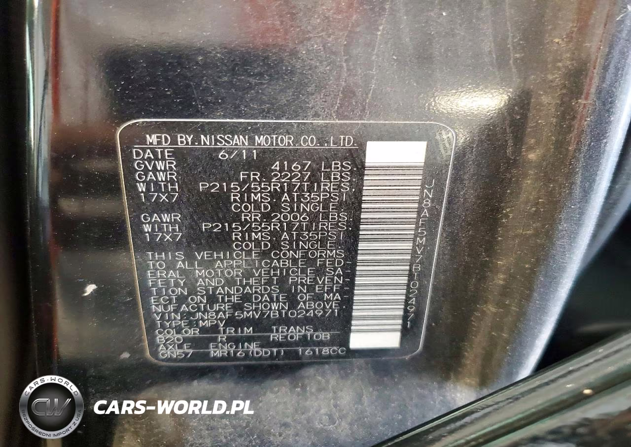 2011 Nissan Juke S VIN:JN8AF5MV7BT024971 - 13