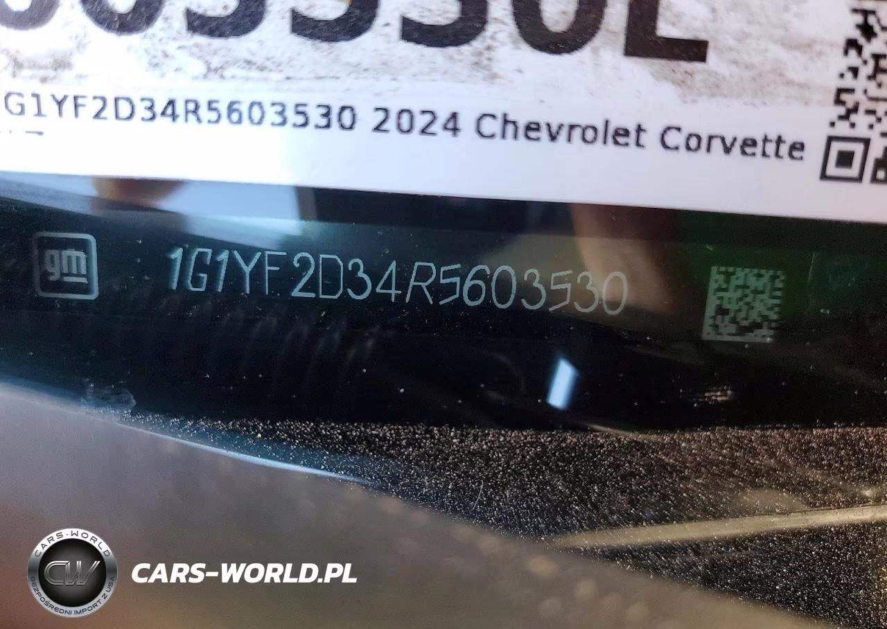 2024 Chevrolet Corvette Z06 3Lz VIN:1G1YF2D34R5603530 - 12
