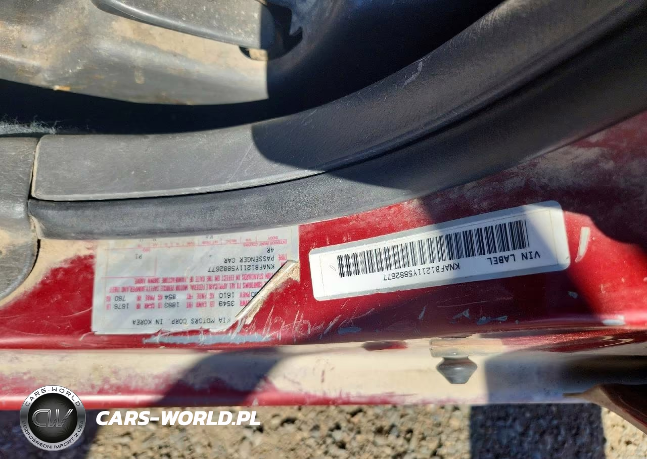 2000 Kia Sephia Base VIN:KNAFB1211Y5882677 - 12