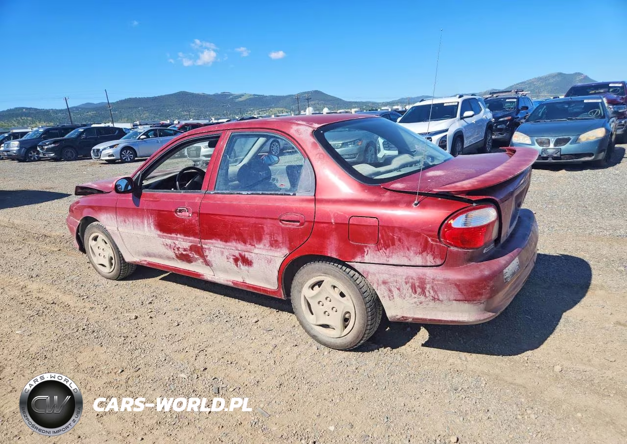 2000 Kia Sephia Base VIN:KNAFB1211Y5882677 - 2