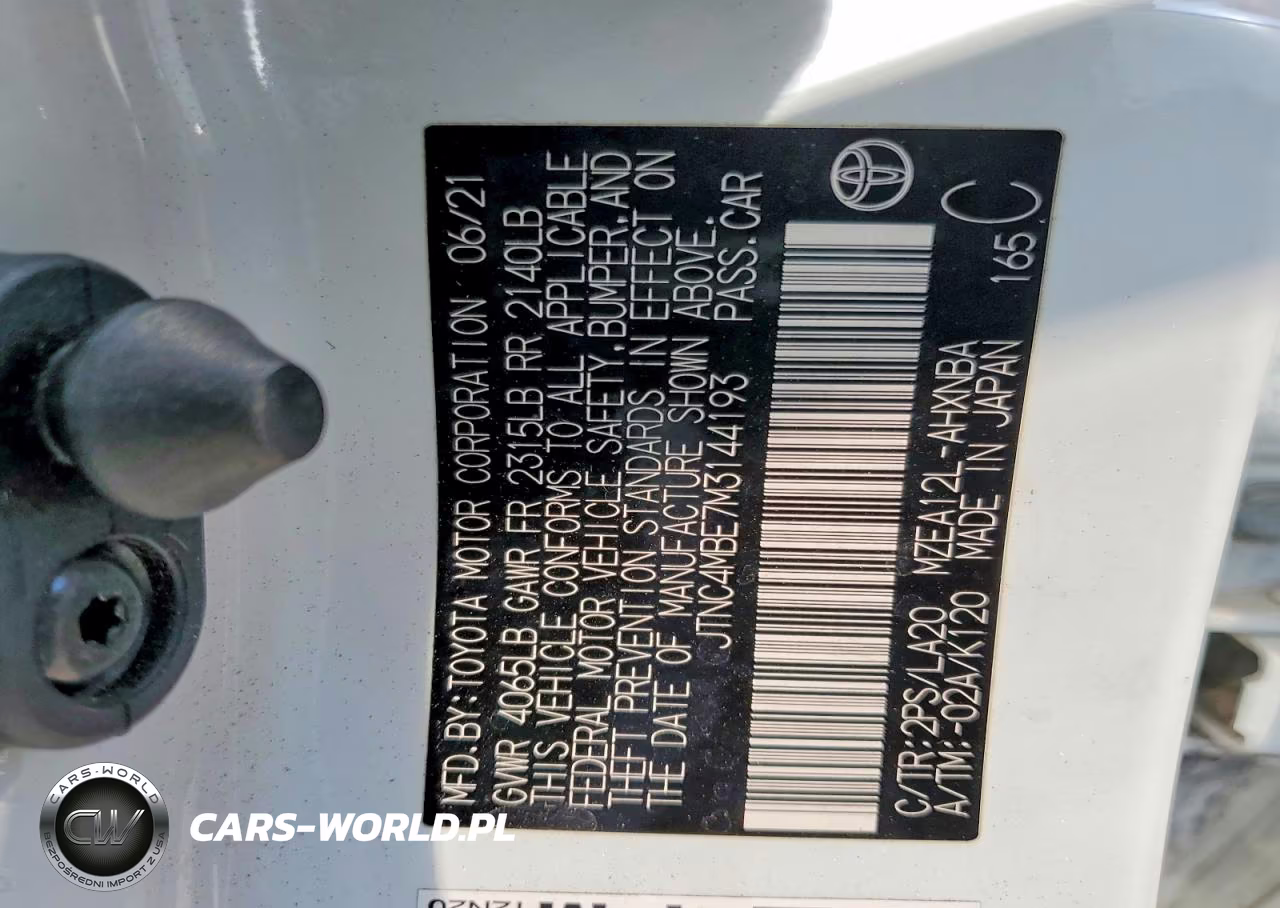 2021 Toyota Corolla Xse VIN:JTNC4MBE7M3144193 - 12