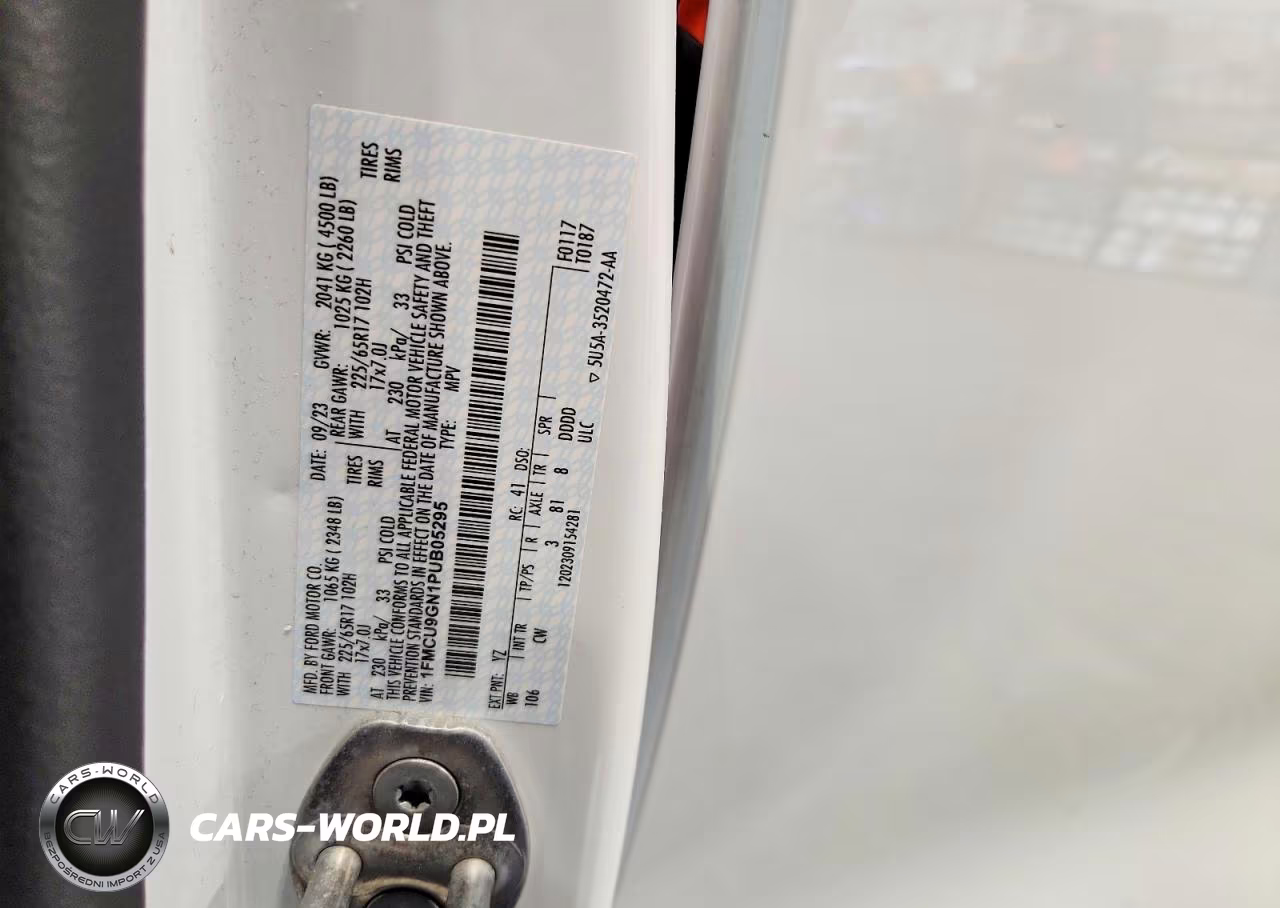 2023 Ford Escape Active VIN:1FMCU9GN1PUB05295 - 13