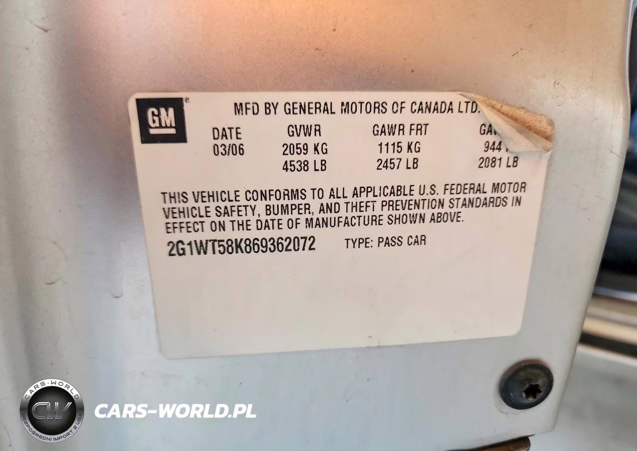 2006 Chevrolet Impala Lt VIN:2G1WT58K869362072 - 12