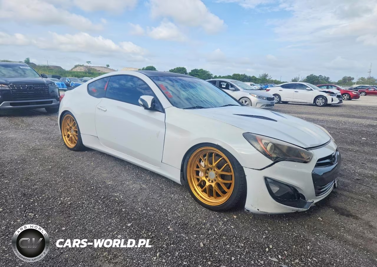 2014 Hyundai Genesis Coupe 3.8L VIN:KMHHU6KJXEU115491 - 4