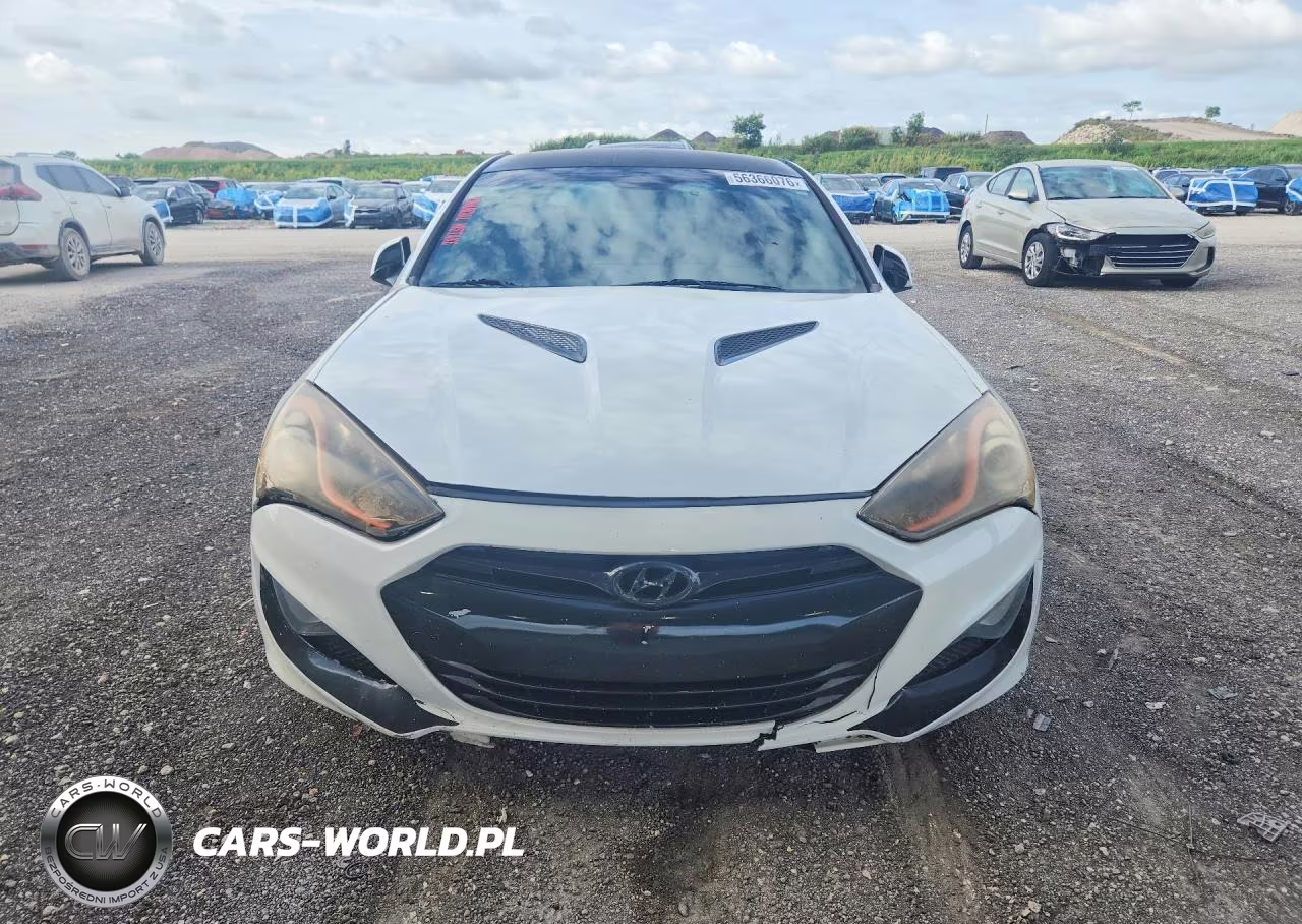 2014 Hyundai Genesis Coupe 3.8L VIN:KMHHU6KJXEU115491 - 5
