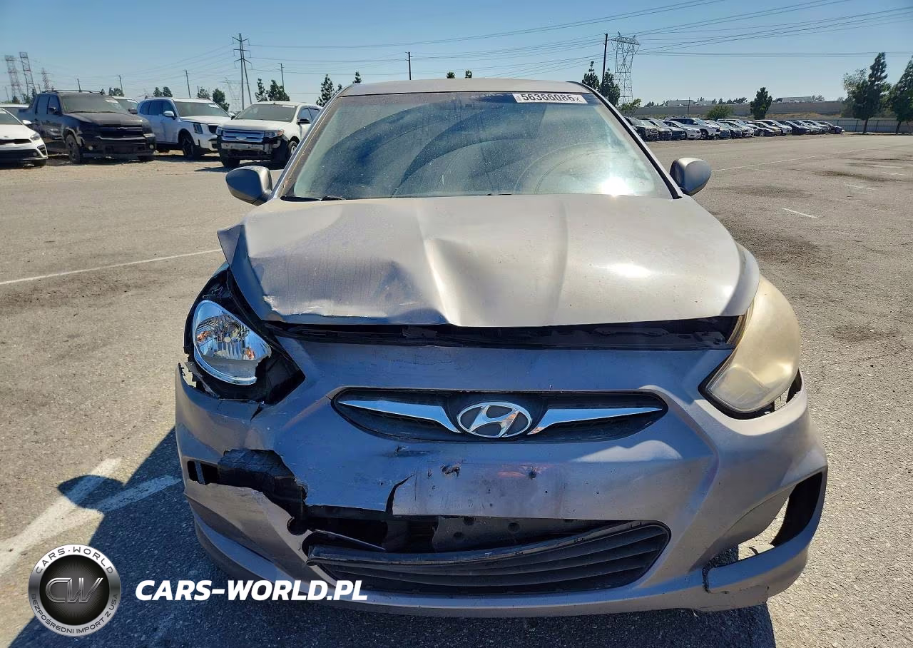 2013 Hyundai Accent Gls VIN:KMHCT4AEXDU548524 - 5
