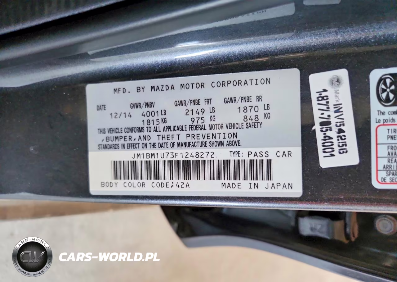 2015 Mazda 3 Sport VIN:JM1BM1U73F1248272 - 12