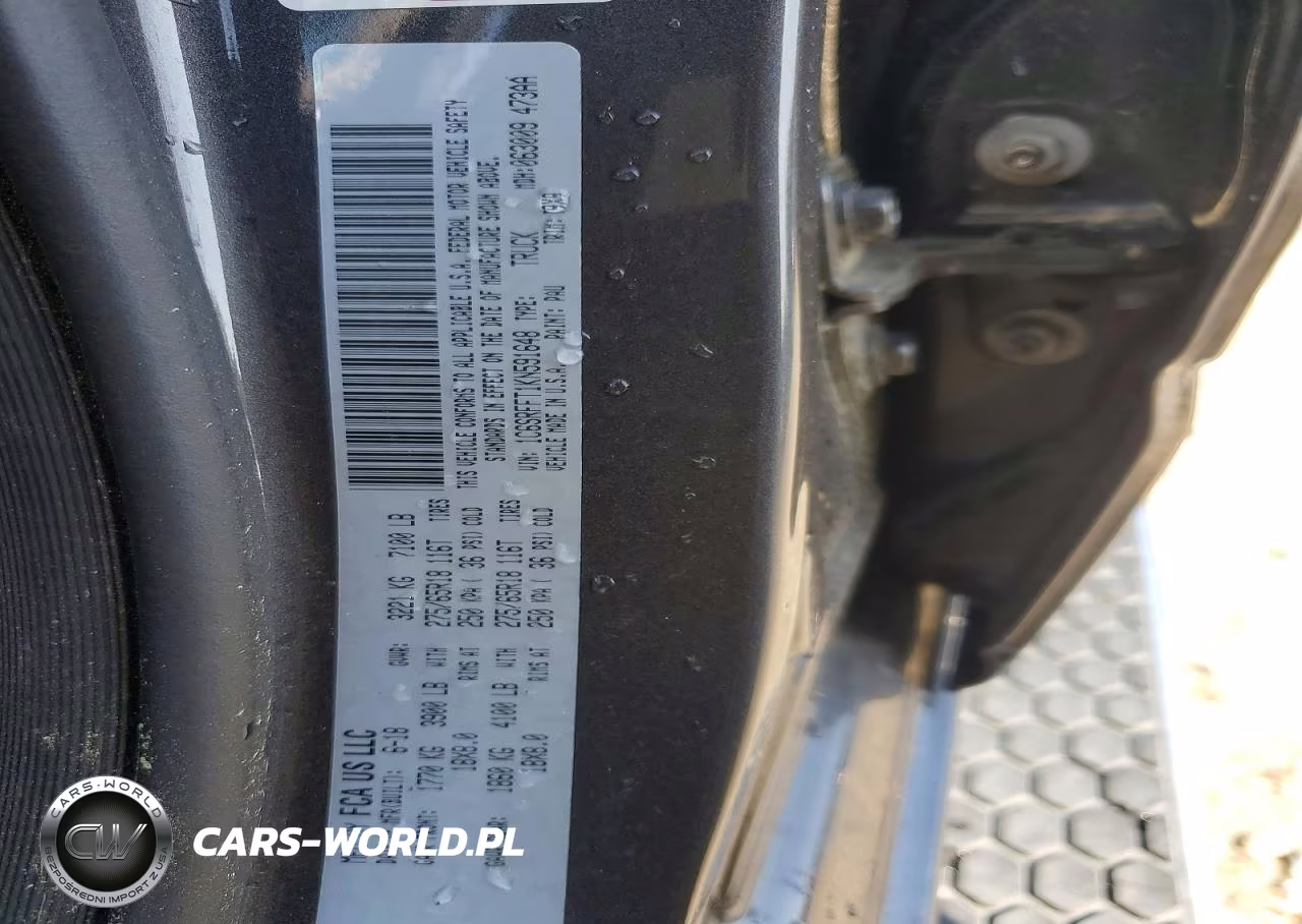 2019 Ram 1500 Big Horn VIN:1C6SRFFT1KN591648 - 13