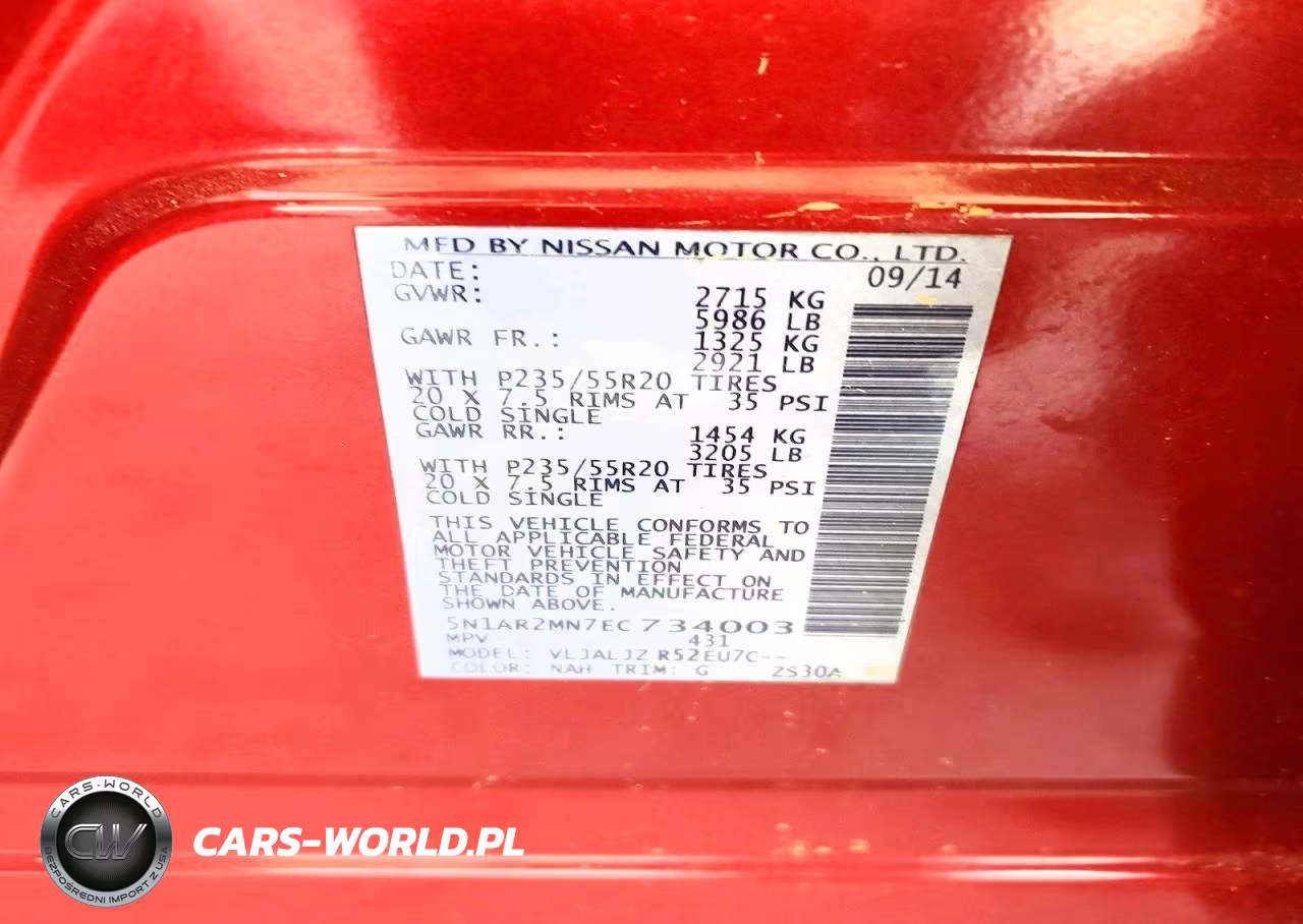 2014 Nissan Pathfinder S VIN:5N1AR2MN7EC734003 - 12