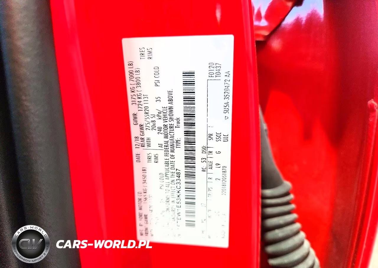 2019 Ford F150 Supercrew VIN:1FTEW1E53KKC33487 - 13