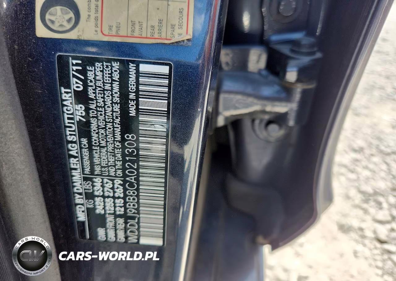 2012 Mercedes-Benz Cls 550 4Matic VIN:WDDLJ9BB8CA021308 - 12