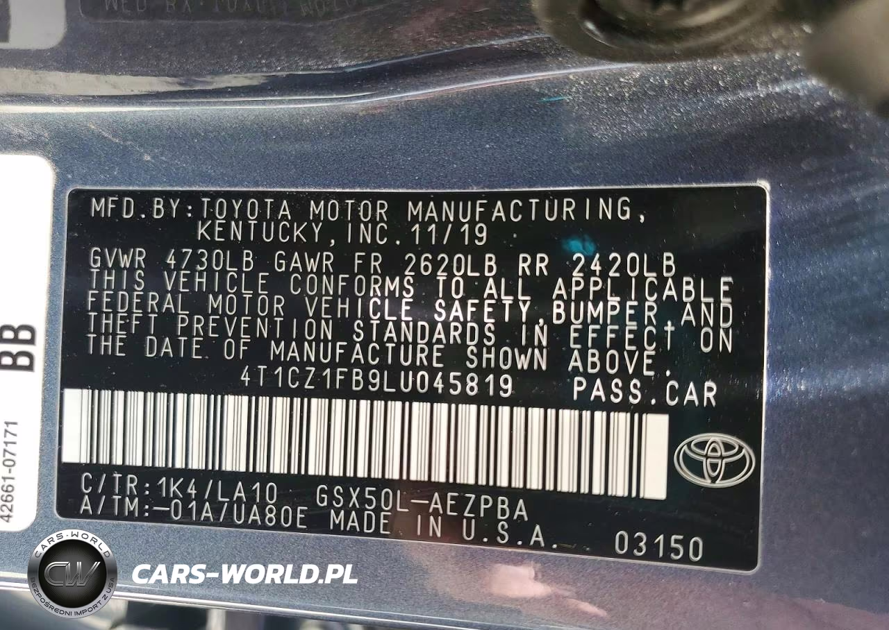 2020 Toyota Avalon Limited VIN:4T1CZ1FB9LU045819 - 13