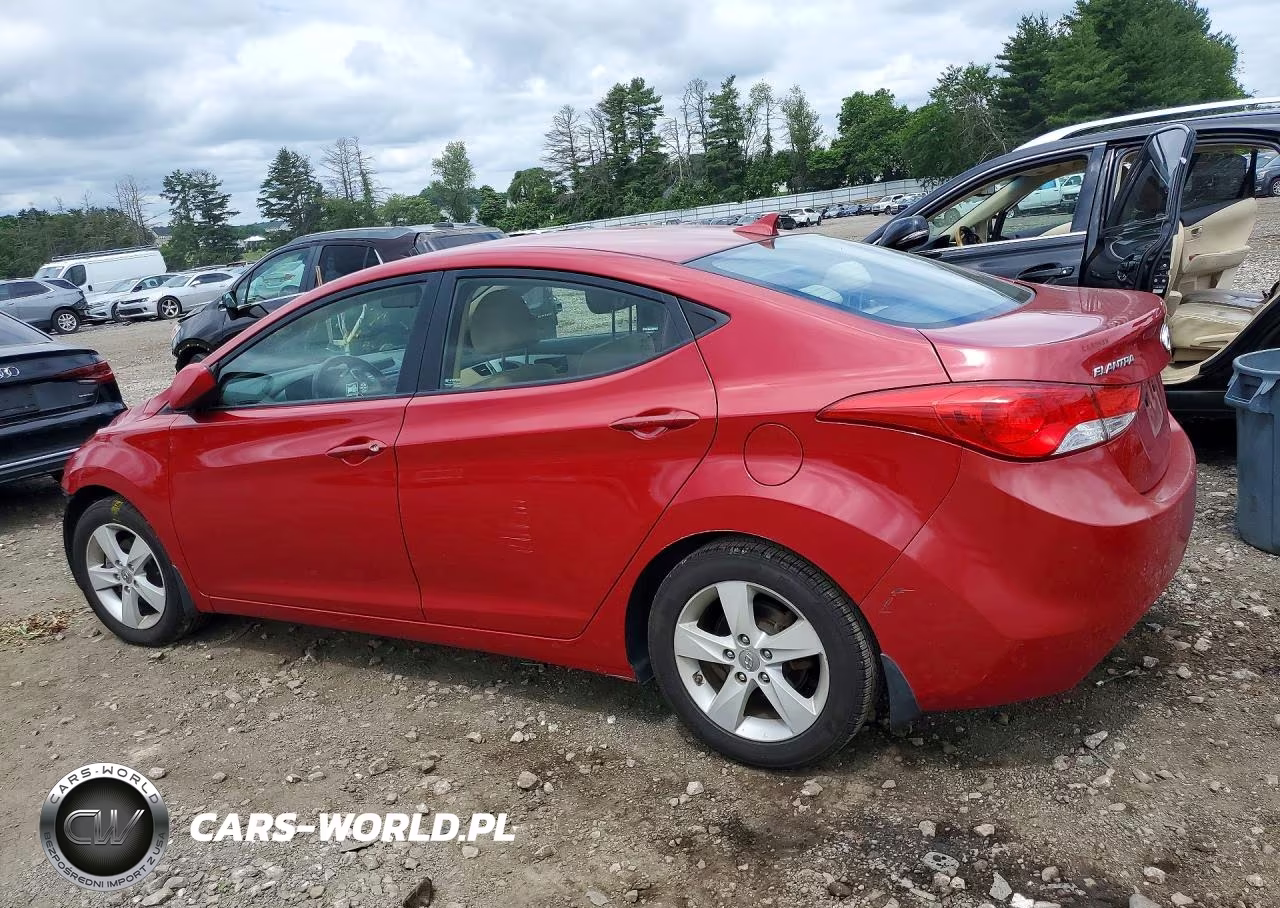 2013 Hyundai Elantra Gls VIN:KMHDH4AE7DU944609 - 2
