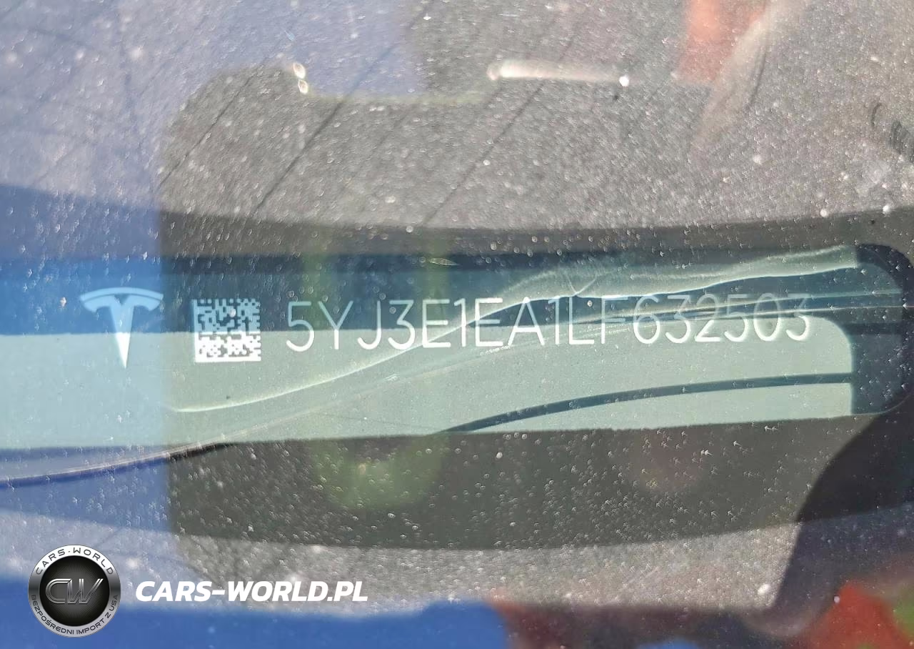2020 Tesla Model 3 VIN:5YJ3E1EA1LF632503 - 12
