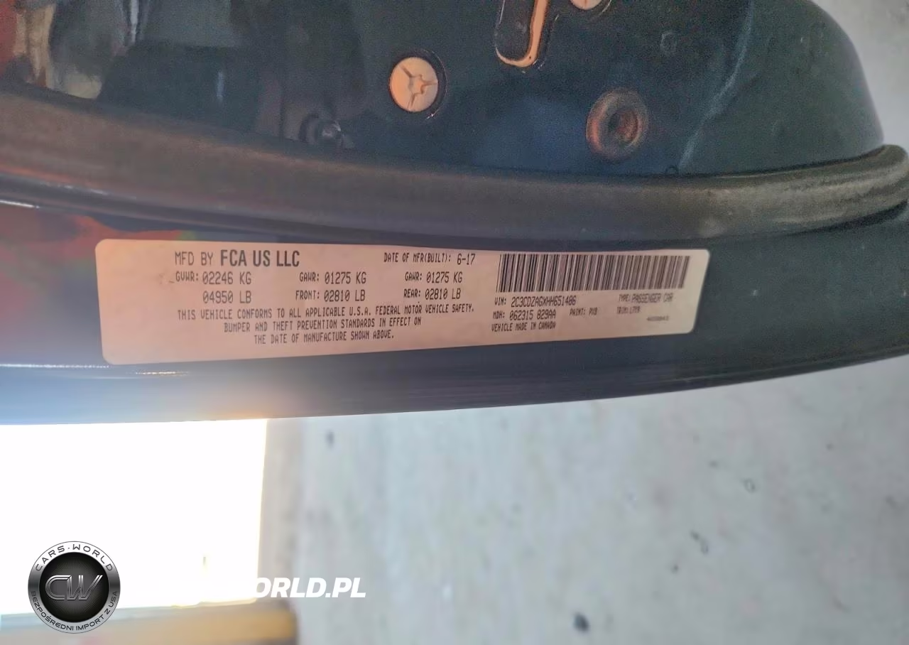 2017 Dodge Challenger Sxt VIN:2C3CDZAGXHH651486 - 12