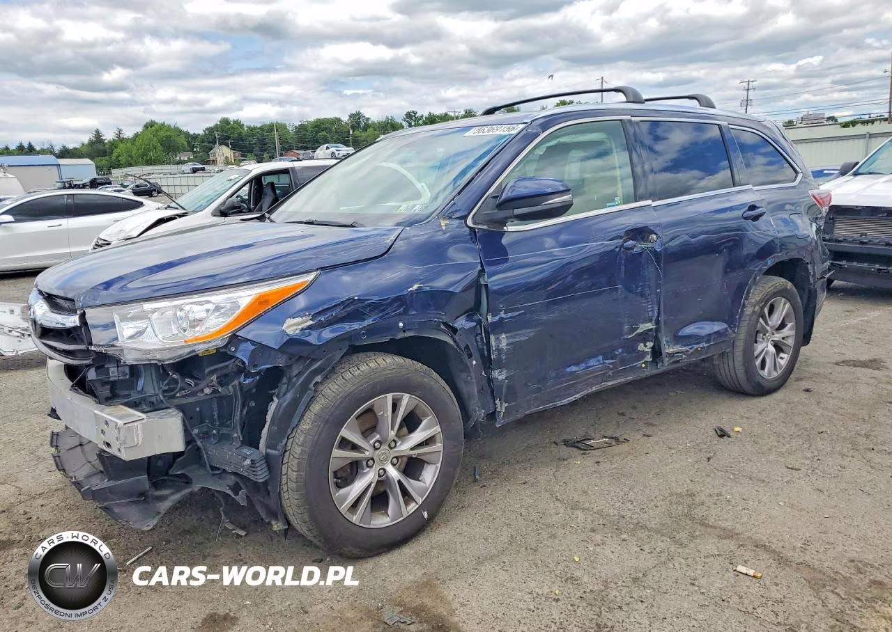 2015 Toyota Highlander Xle – zdjęcie 1 z 14
