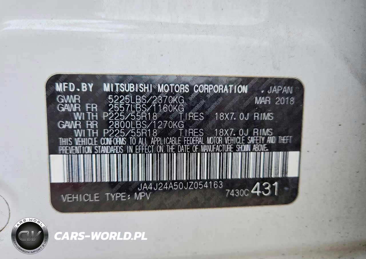 2018 Mitsubishi Outlander Se VIN:JA4J24A50JZ054163 - 13