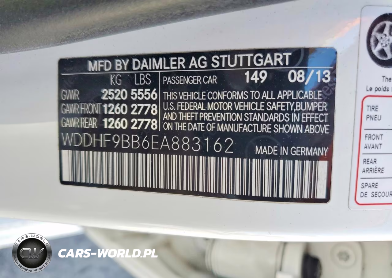 2014 Mercedes-Benz E 550 4Matic VIN:WDDHF9BB6EA883162 - 12