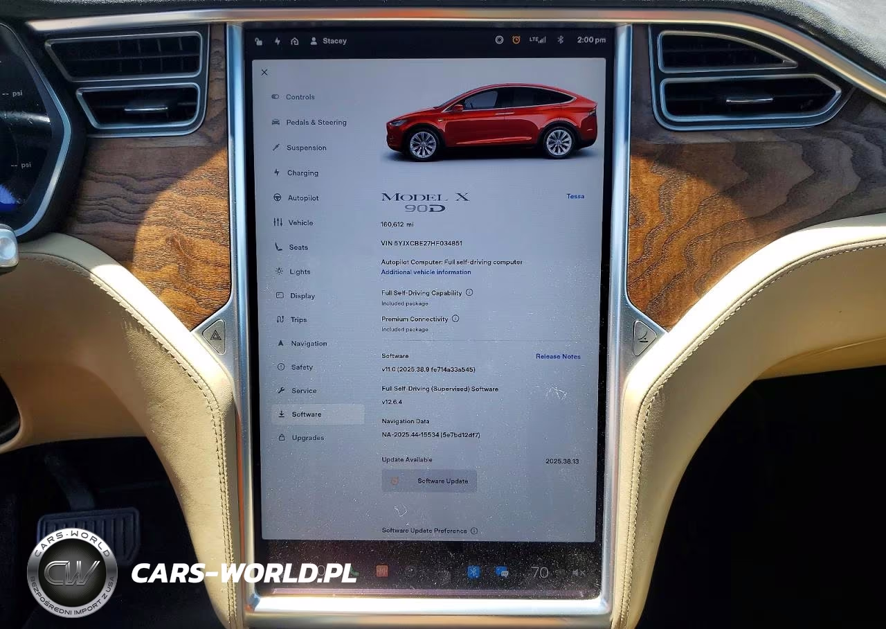 2017 Tesla Model X VIN:5YJXCBE27HF034851 - 9