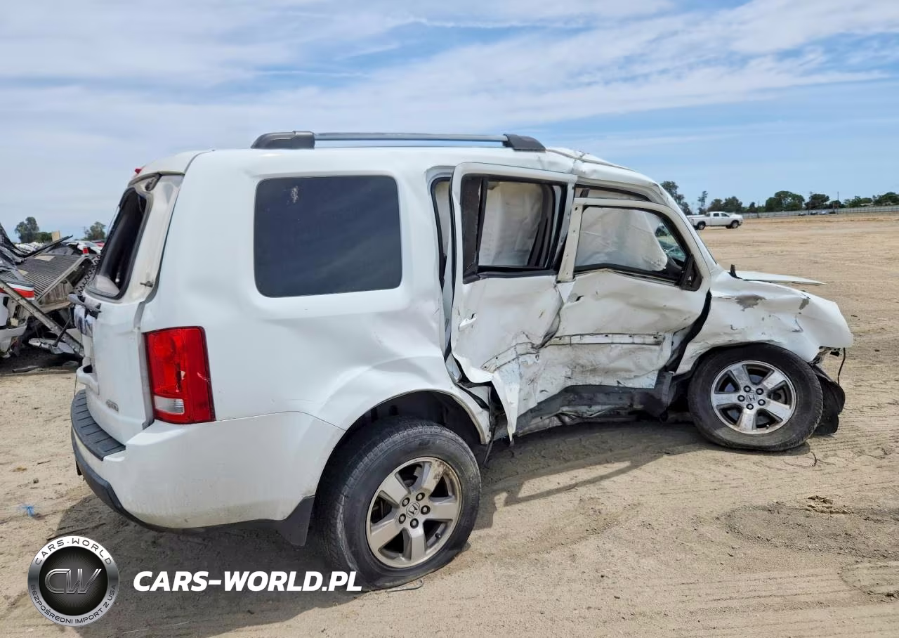 2009 Honda Pilot Ex VIN:5FNYF48479B038856 - 3