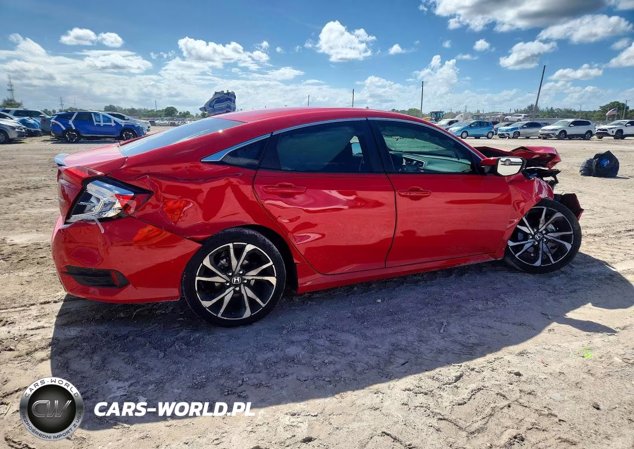 2021 Honda Civic Sport VIN:2HGFC2F84MH524376 - 3