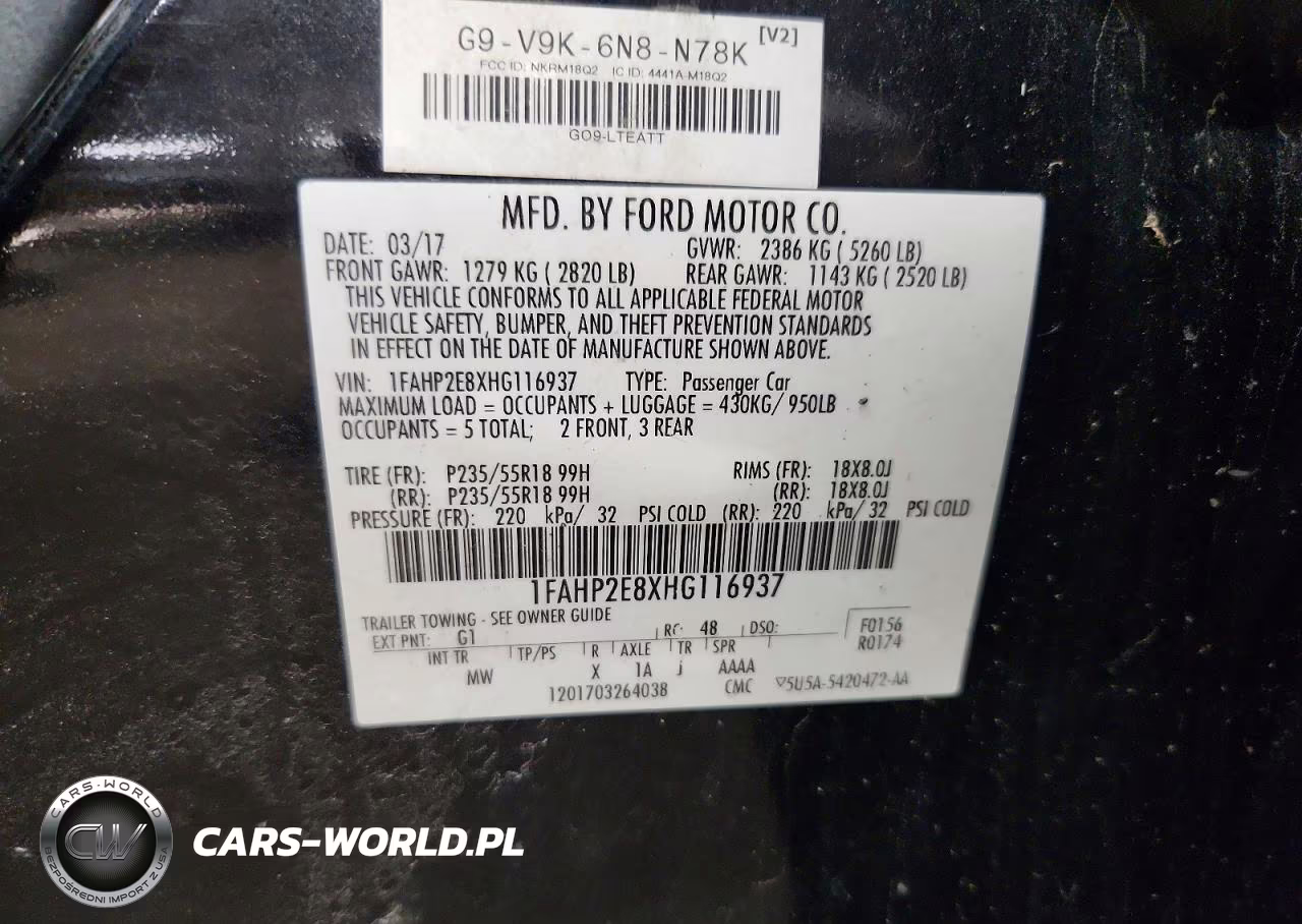 2017 Ford Taurus Sel VIN:1FAHP2E8XHG116937 - 12