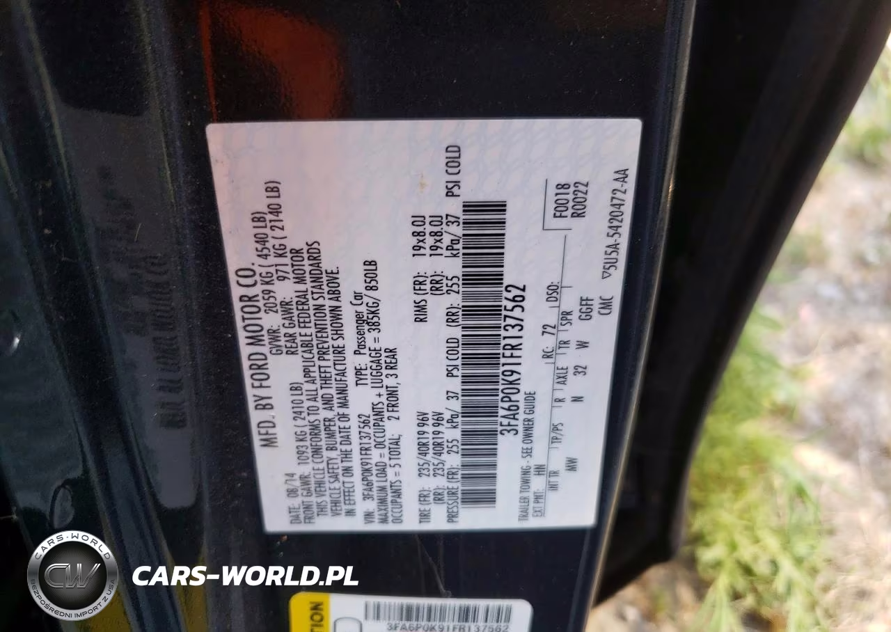 2015 Ford Fusion Titanium VIN:3FA6P0K91FR137562 - 12