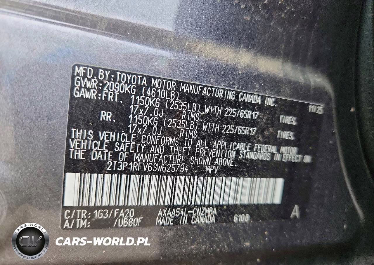 2025 Toyota Rav4 Xle VIN:2T3P1RFV6SW625794 - 13