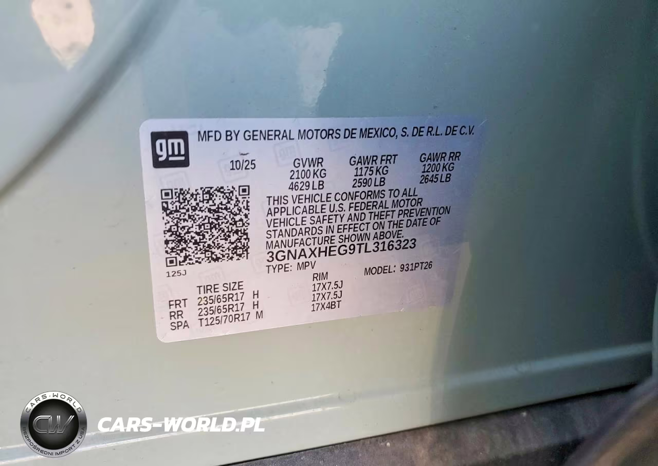 2026 Chevrolet Equinox Lt VIN:3GNAXHEG9TL316323 - 14