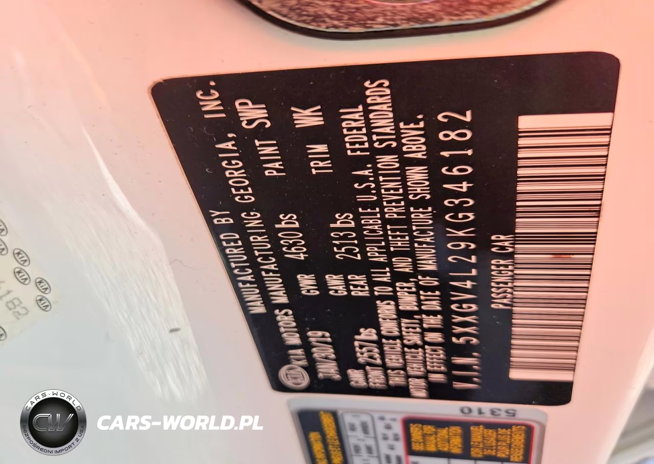 2019 Kia Optima Sxl VIN:5XXGV4L29KG346182 - 12