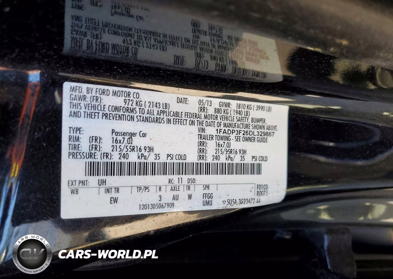 2013 Ford Focus Se VIN:1FADP3F26DL329867 - 12