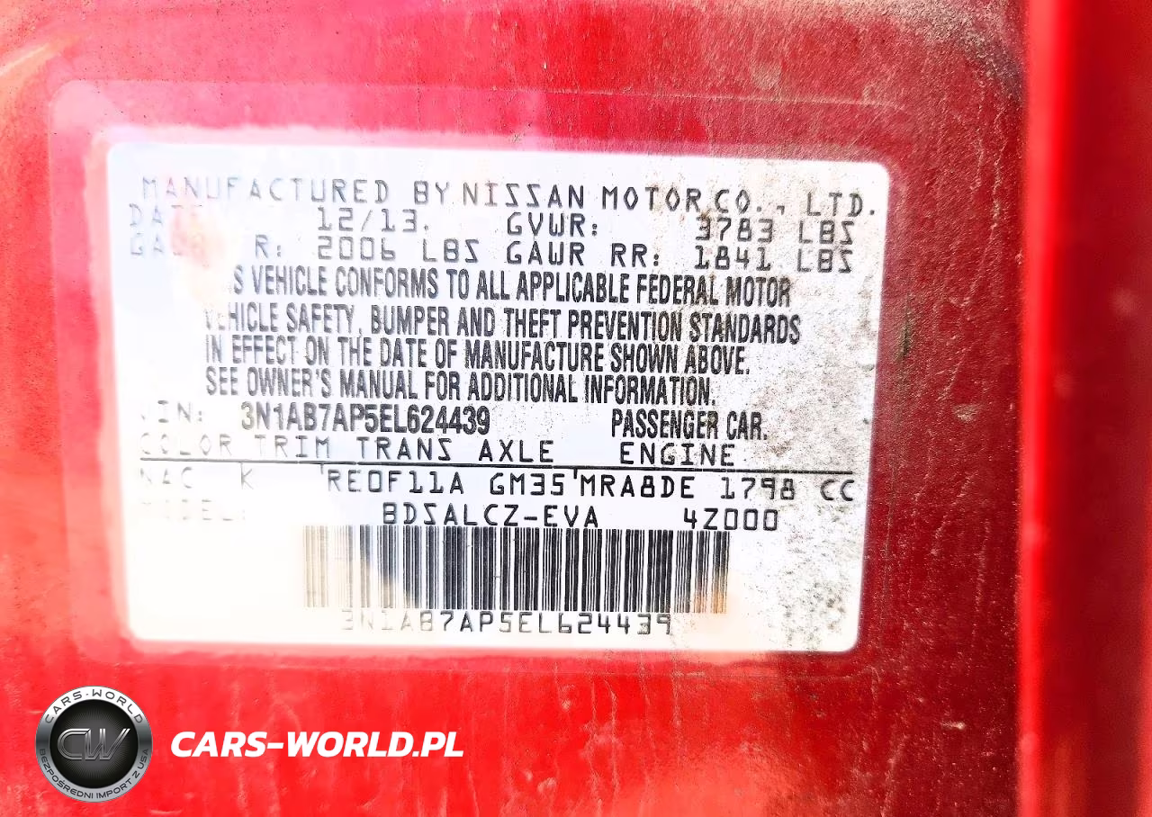 2014 Nissan Sentra S VIN:3N1AB7AP5EL624439 - 12