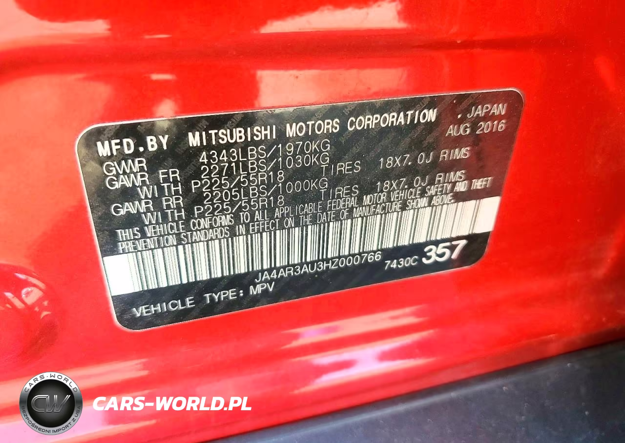 2017 Mitsubishi Outlander Sport Es VIN:JA4AR3AU3HZ000766 - 13