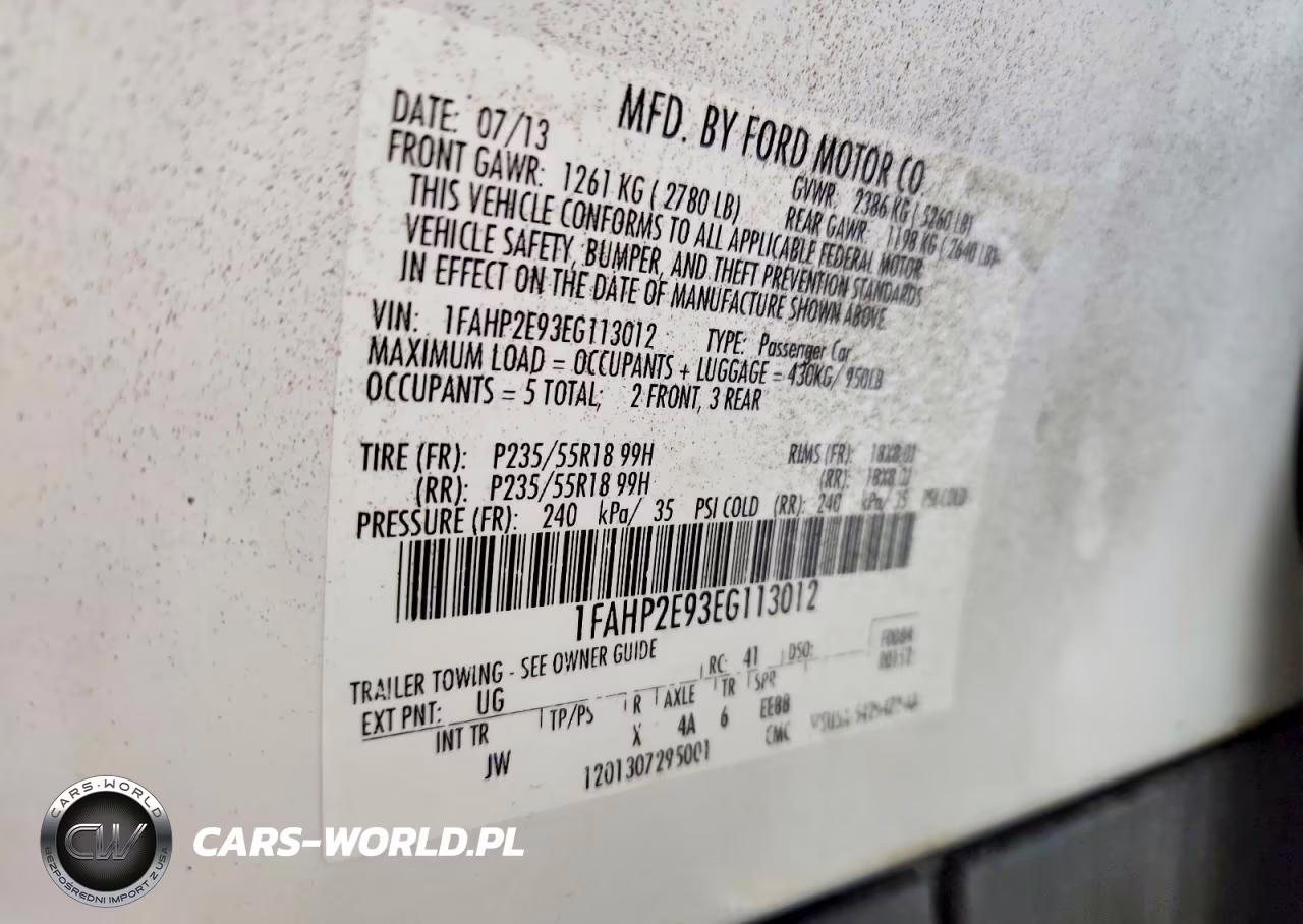 2014 Ford Taurus 4D VIN:1FAHP2E93EG113012 - 12