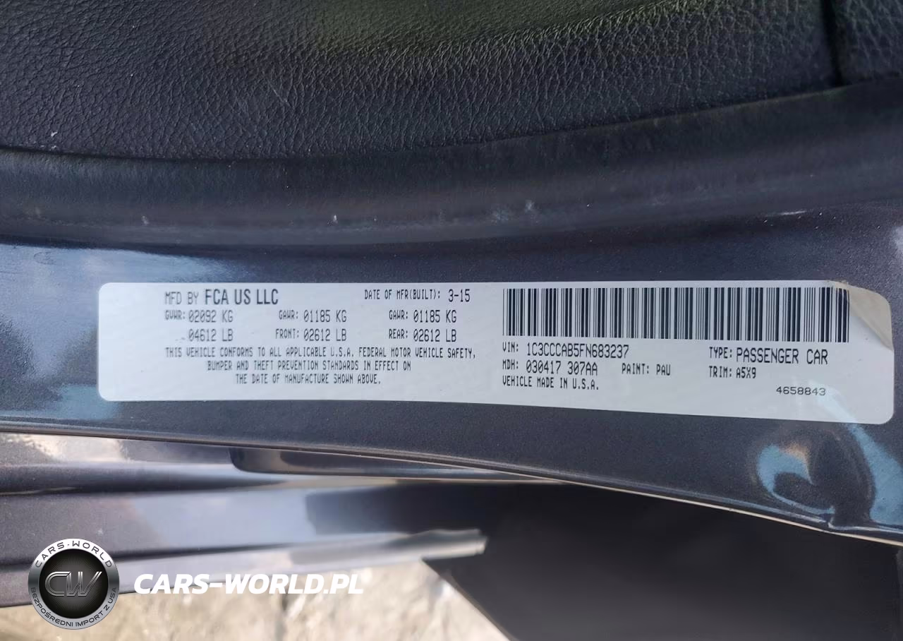2015 Chrysler 200 Limited VIN:1C3CCCAB5FN683237 - 12