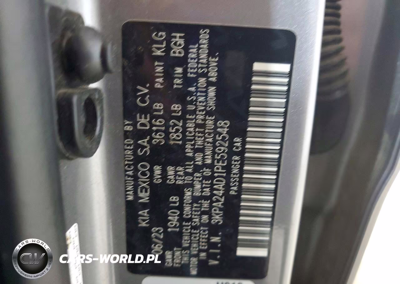 2023 Kia Rio S VIN:3KPA24AD1PE592548 - 13