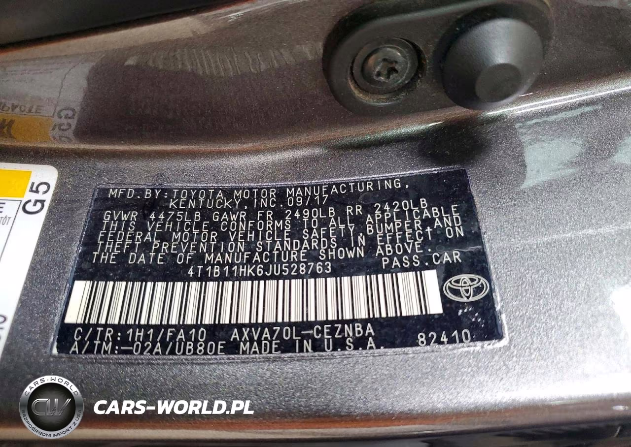 2018 Toyota Camry Le VIN:4T1B11HK6JU528763 - 12