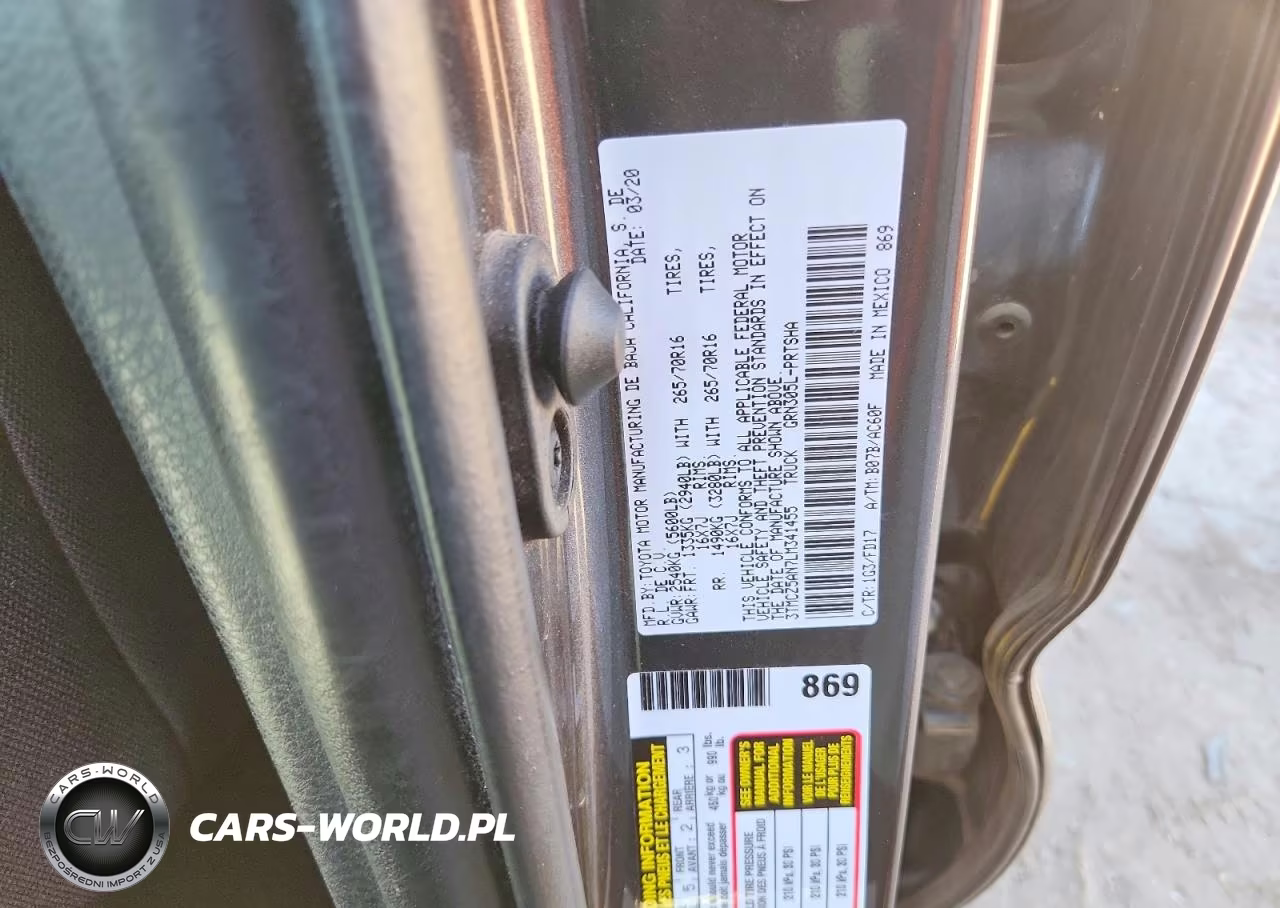 2020 Toyota Tacoma Trd Off-Road VIN:3TMCZ5AN7LM341455 - 13