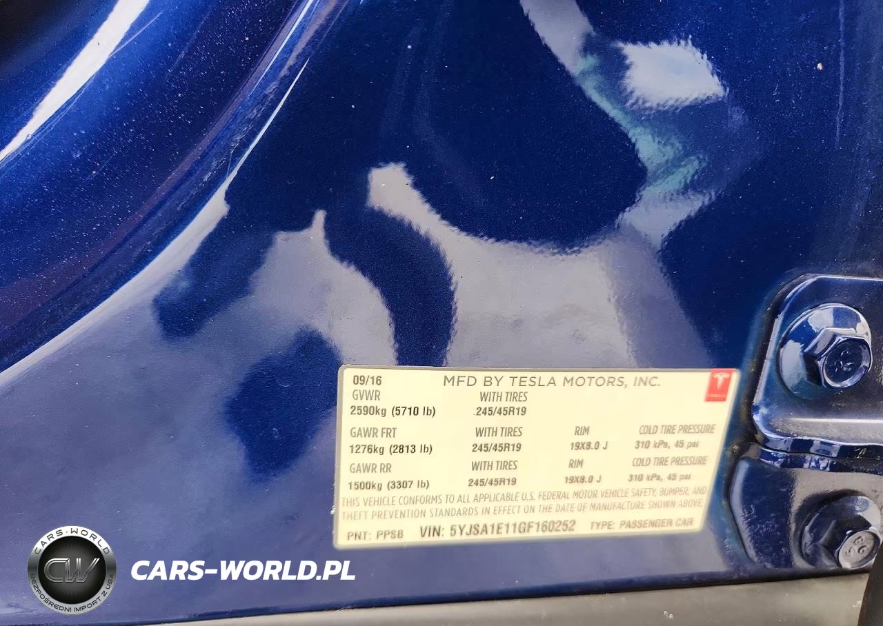 2016 Tesla Model S VIN:5YJSA1E11GF160252 - 12