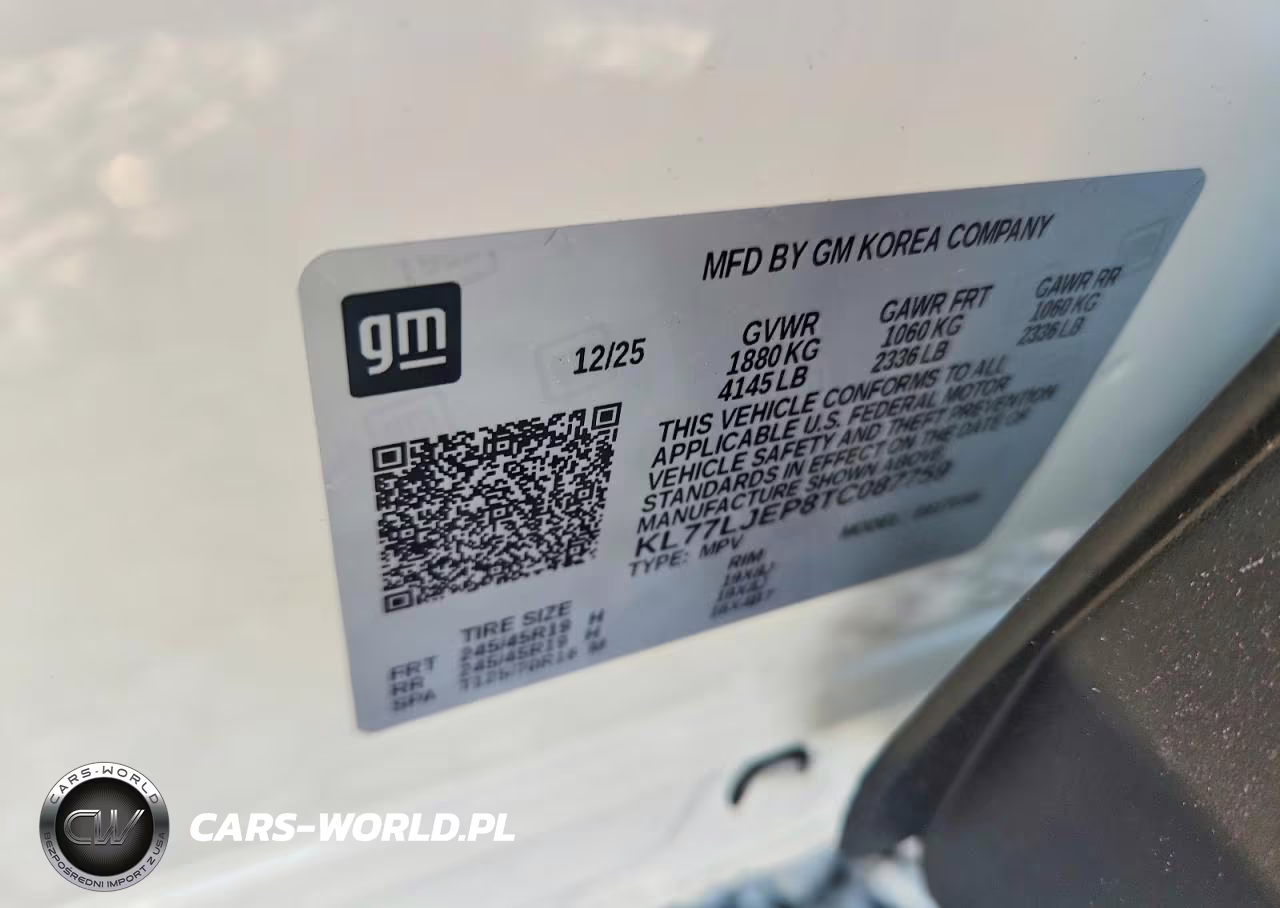 2026 Chevrolet Trax 2Rs VIN:KL77LJEP8TC087759 - 13