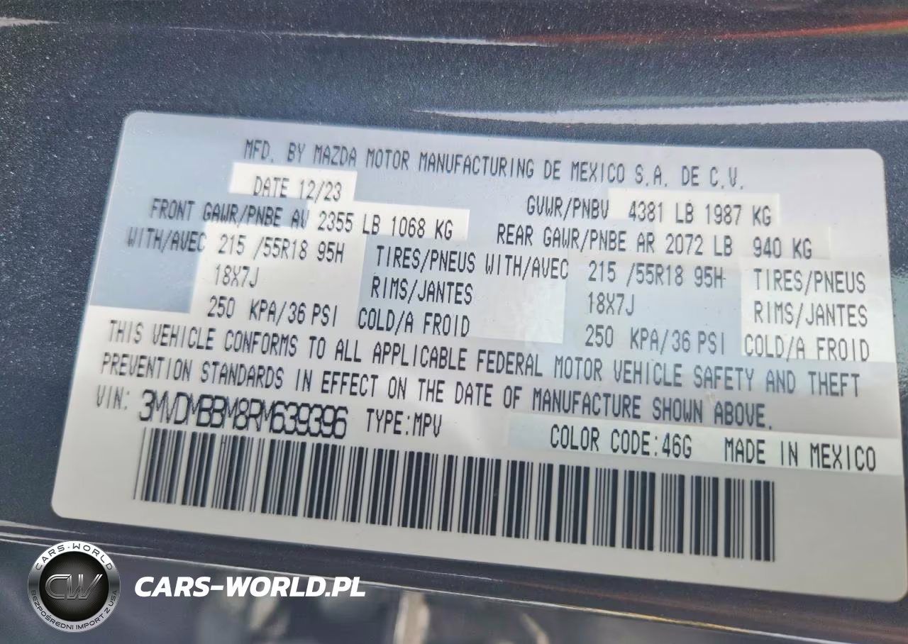 2024 Mazda Cx-30 2.5 S Select Sport VIN:3MVDMBBM8RM639396 - 13