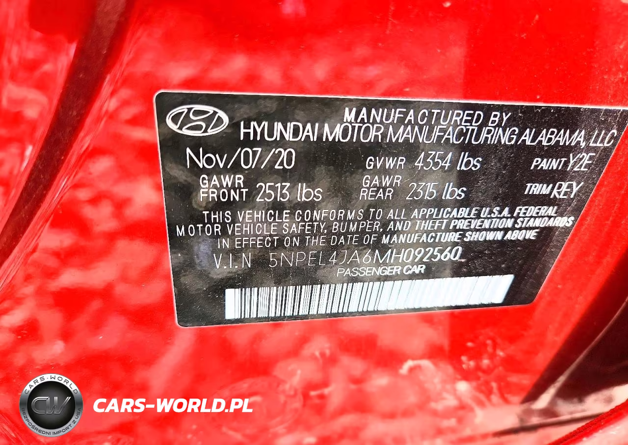 2021 Hyundai Sonata Sel VIN:5NPEL4JA6MH092560 - 12