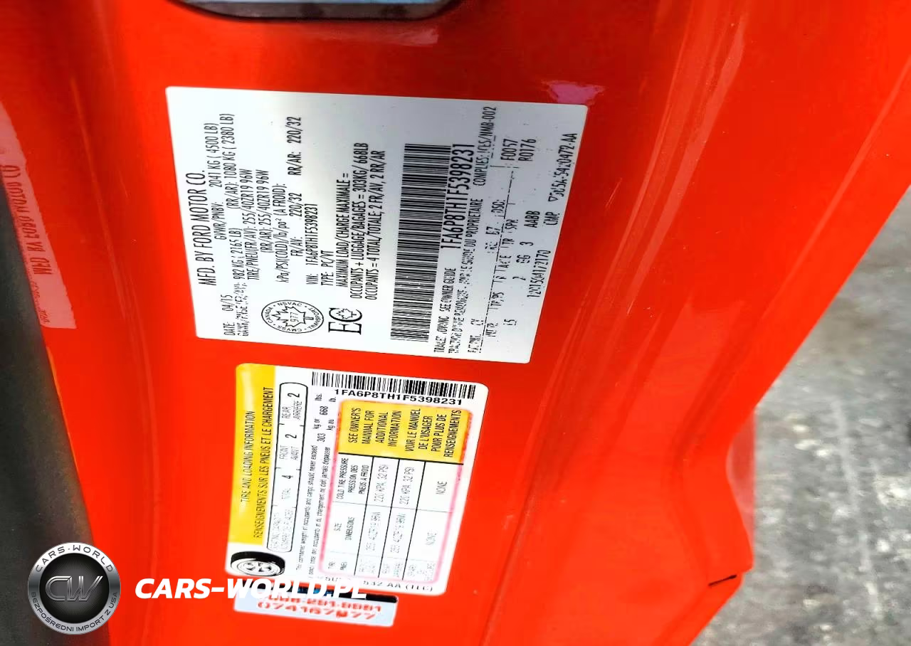 2015 Ford Mustang VIN:1FA6P8TH1F5398231 - 13