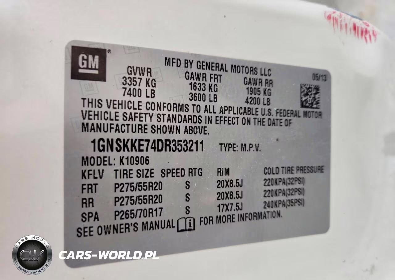 2013 Chevrolet Suburban K1500 Ltz VIN:1GNSKKE74DR353211 - 13
