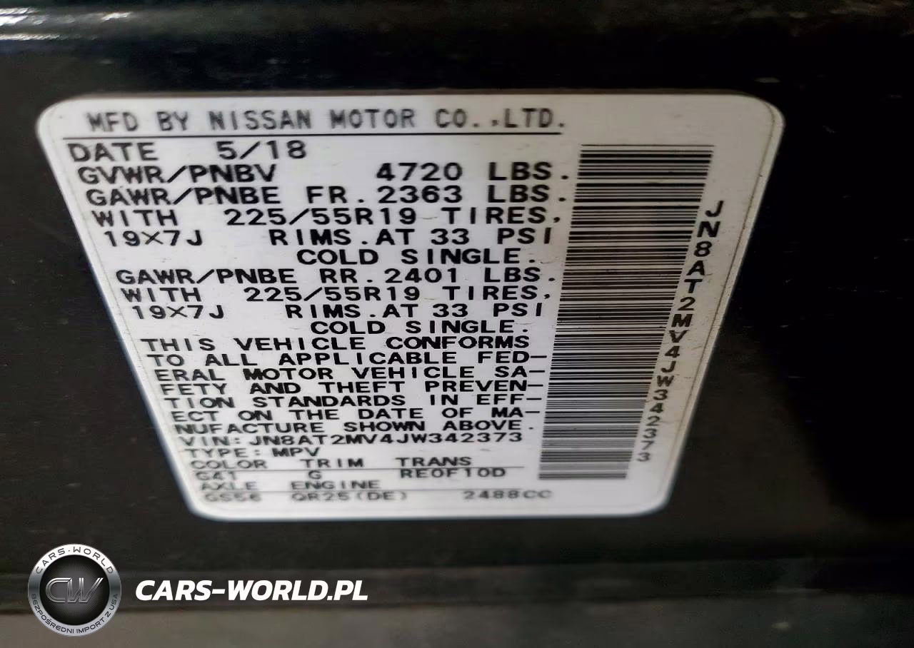 2018 Nissan Rogue Sl VIN:JN8AT2MV4JW342373 - 13