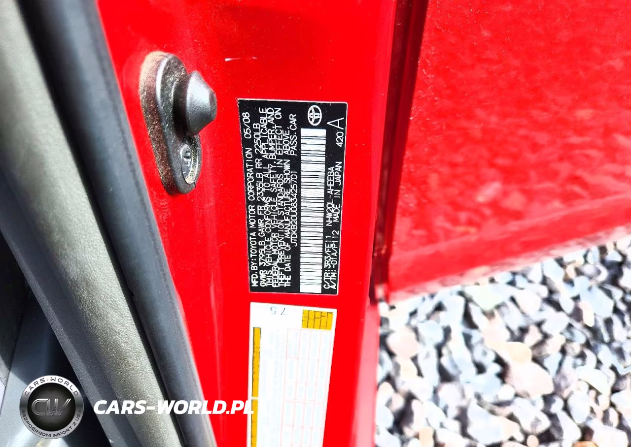 2008 Toyota Prius Base VIN:JTDKB20U083425701 - 12