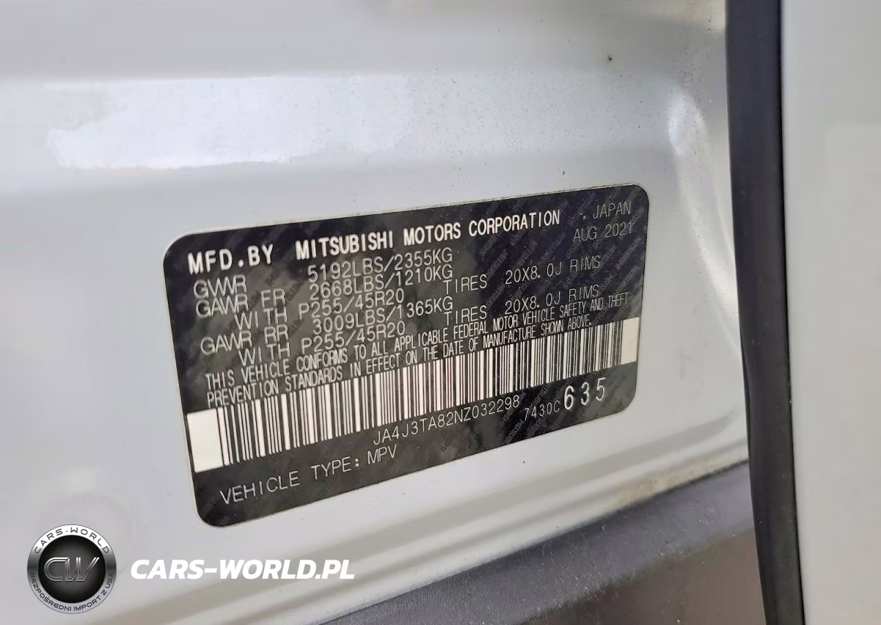 2022 Mitsubishi Outlander Es VIN:JA4J3TA82NZ032298 - 14